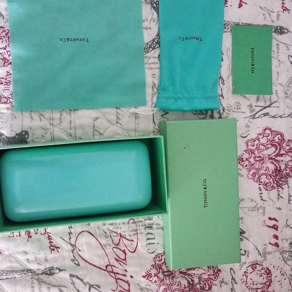 Tiffany & Company sunglasses case etc